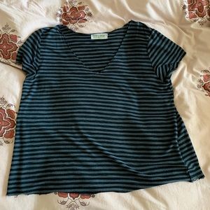 Urban Outfitters Striped V Neck